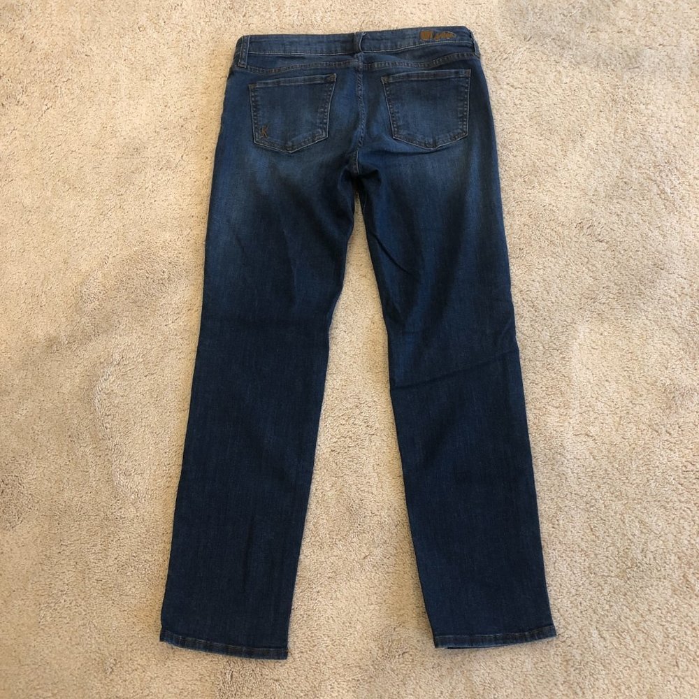 Kut From The Kloth Mid Rise Distressed Boyfriend Jeans Women's Pants - Picture 7 of 13